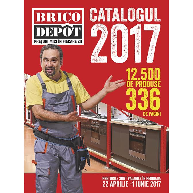 A doua editie a Catalogului Brico Dépôt. 12.500 de produse pentru gradina, materiale de constructii, instalatii, renovare si amenajare