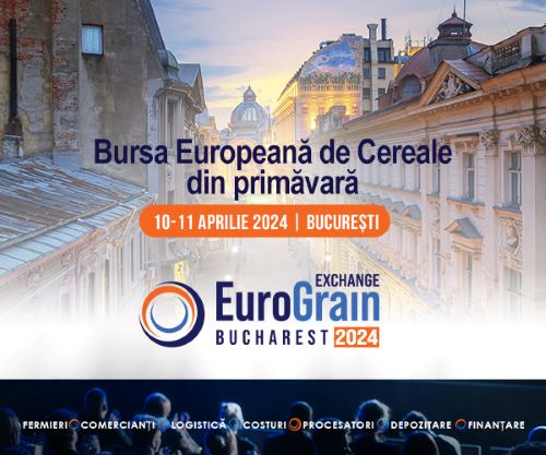 EuroGrainExchange 2024: Evenimentul industriei cerealelor din Europa Centrala si de Est (Bucuresti, 10-11 aprilie 2024)